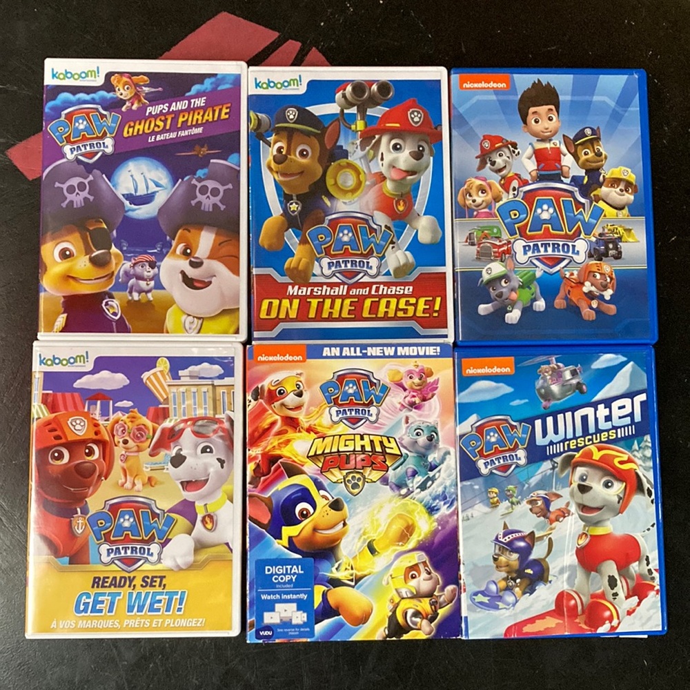 Paw Patrol DVDs